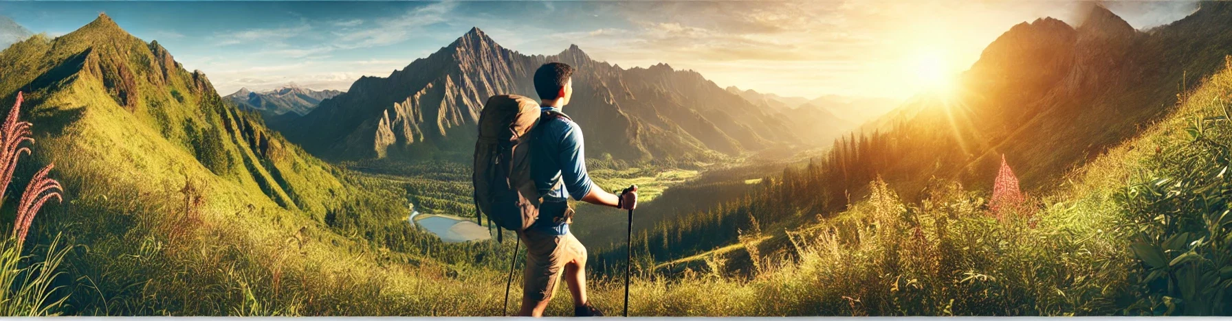 Bandeau randonnée, voyage en train en Europe