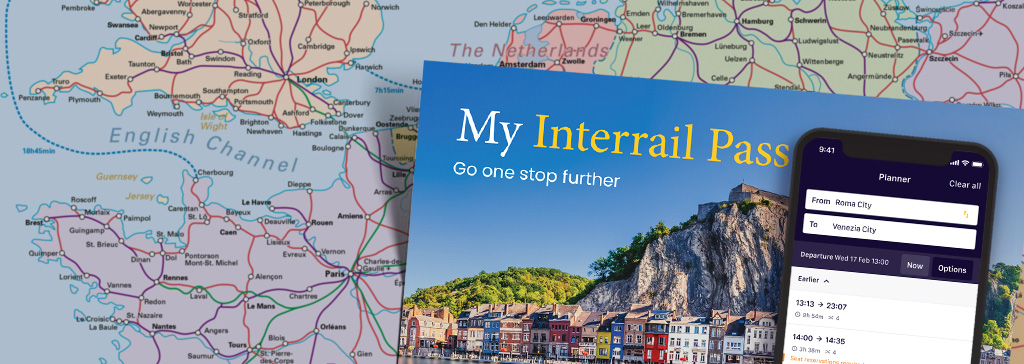 bandeau pass interrail, voyage en train en Europe